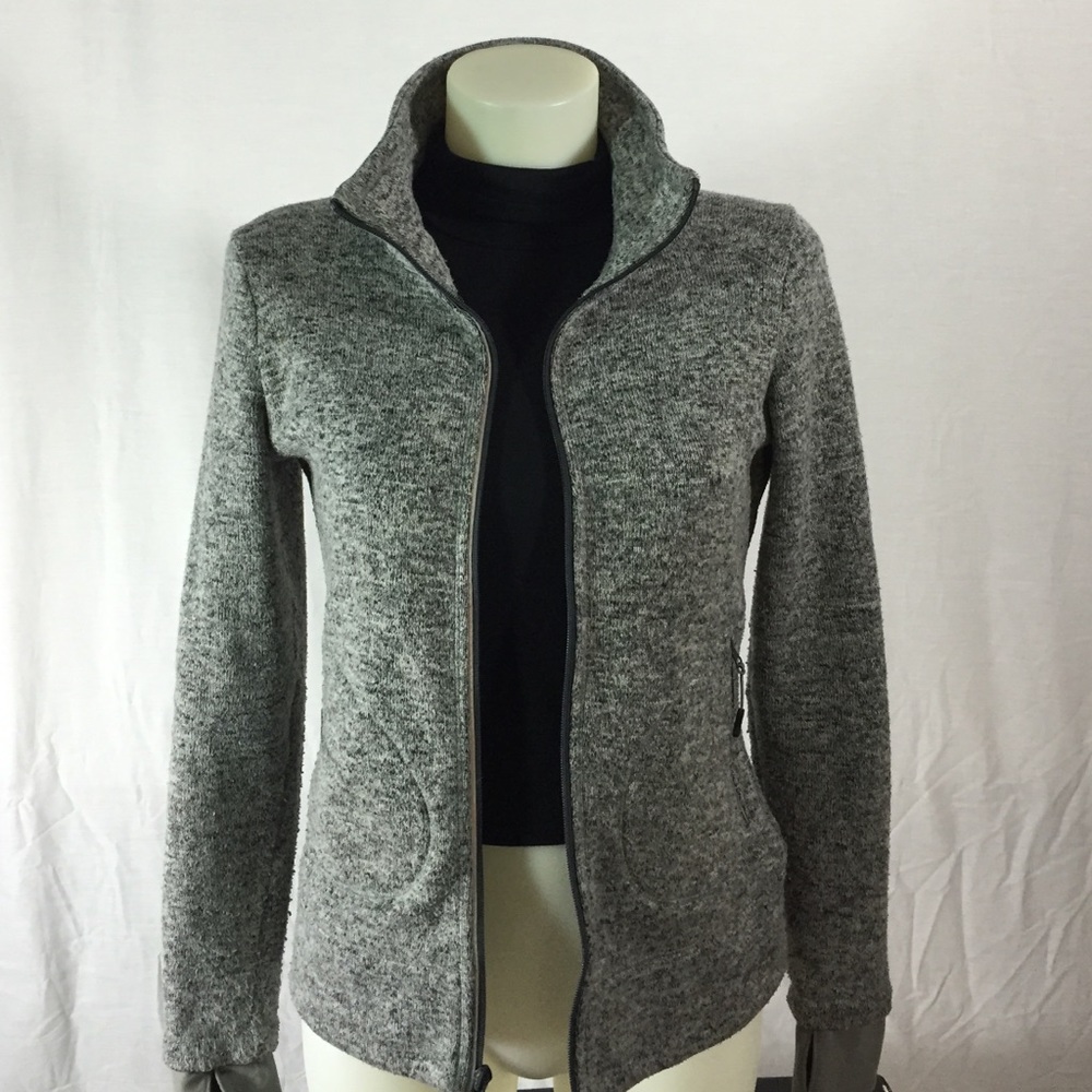 Grey Eddie Bauer Zip-Up Jacket